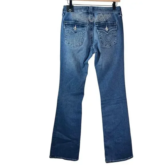 New True Religion Becca Mid Rise Bootcut Jeans Women’s Size 27 - Picture 5 of 10